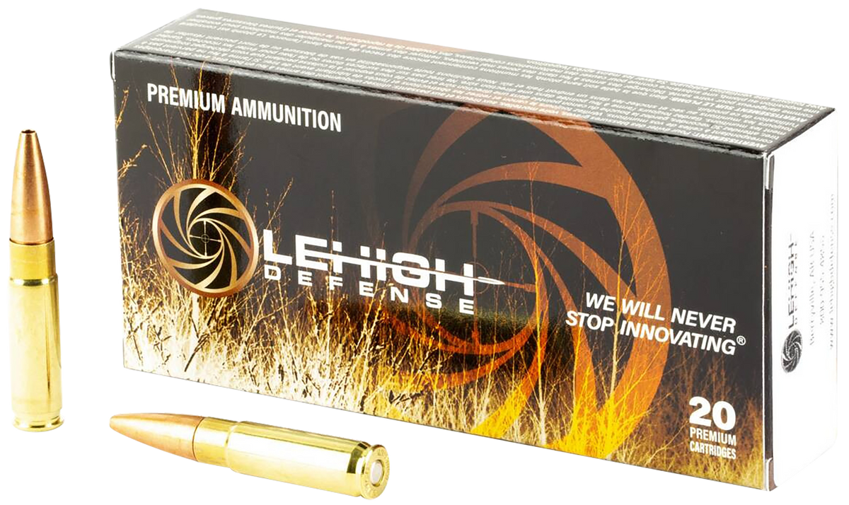 Lehigh Defense Controlled Chaos 300 Blackout 115gr Rifle Ammo - Box or Case