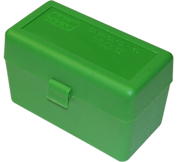 MTM Case-Gard RL5010 Flip-Top Ammo Box 50rd 270 Win/25-06/30-06 Green