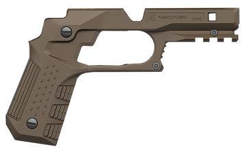 Recover Innovations CC3C02 Grip & Rail System Polymer Picatinny for Compact 1911 - Tan