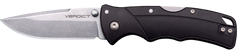 Cold Steel Verdict 3" Tanto Plain Folding 4116 Krupp SS Black GFN Handle
