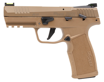 Sig Sauer P322 22 LR 4" 20+1 Semi-Auto Pistol - Coyote Tan