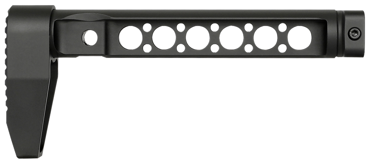Midwest Industries MISTAPLWS AR-15 Stock Tube w/ Light Buffer - Black Anodized