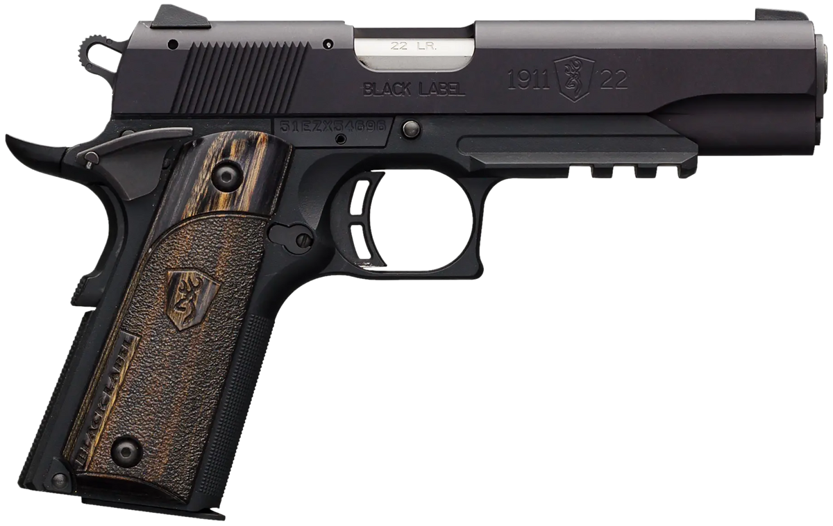 Browning 1911-22 Black Label Full Size 22 LR 4.25" 10+1 Semi-Auto Pistol