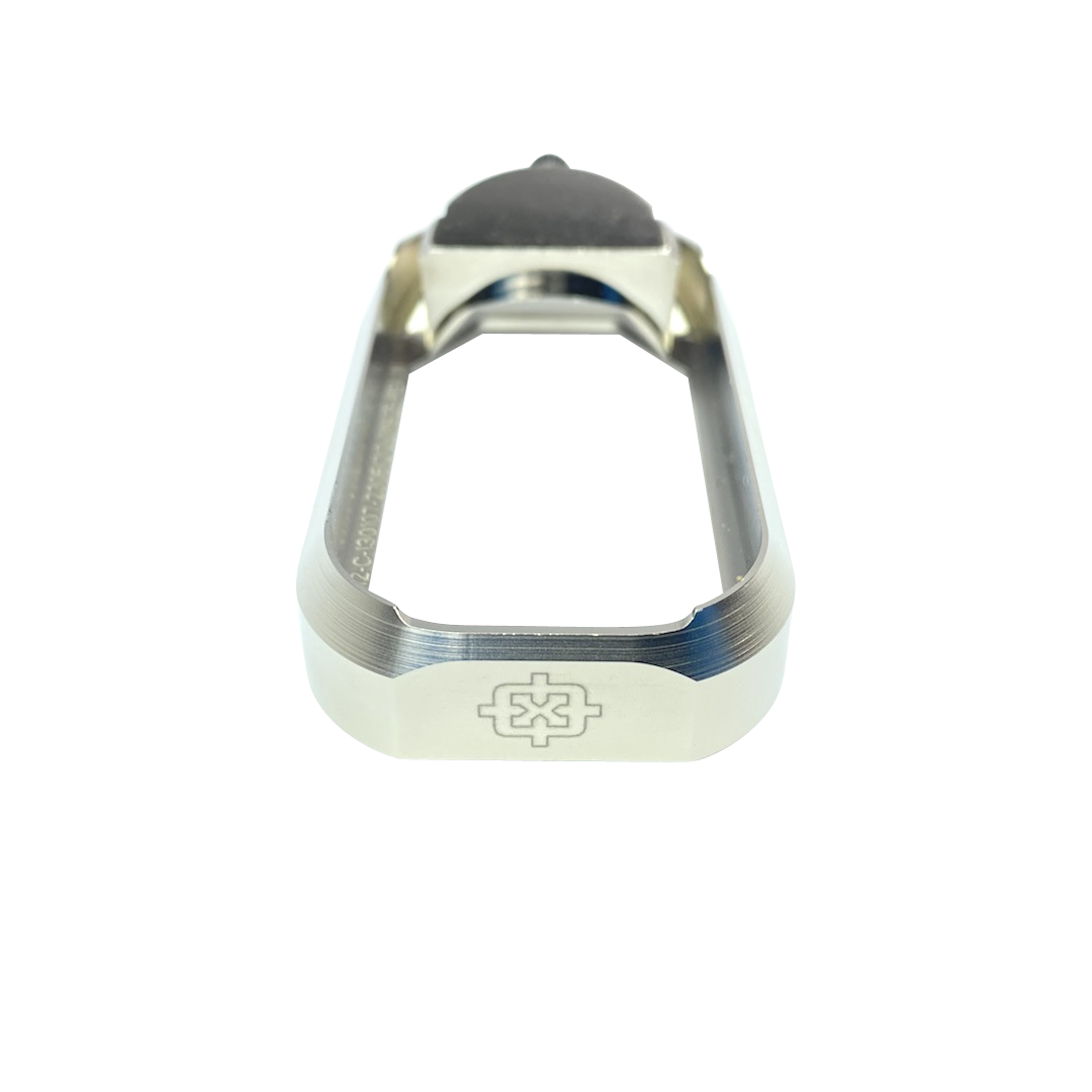 Cross Armory Flared Magwell Glock Gen1-3 Silver Anodized Aluminum