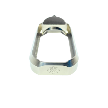 Cross Armory Flared Magwell Glock Gen1-3 Silver Anodized Aluminum