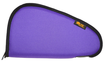 US PeaceKeeper P21411 Pistol Case 11" Purple Polyester - Lockable, 1" Padding