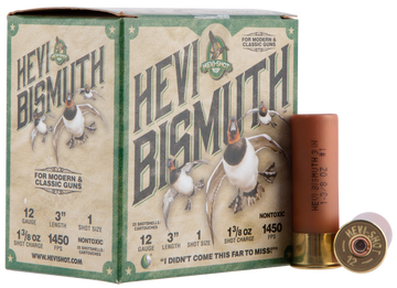 Hevishot HEVI-Bismuth 12 Gauge 3" 1-3/8 oz #1 Shot 1450 fps - Box or Case