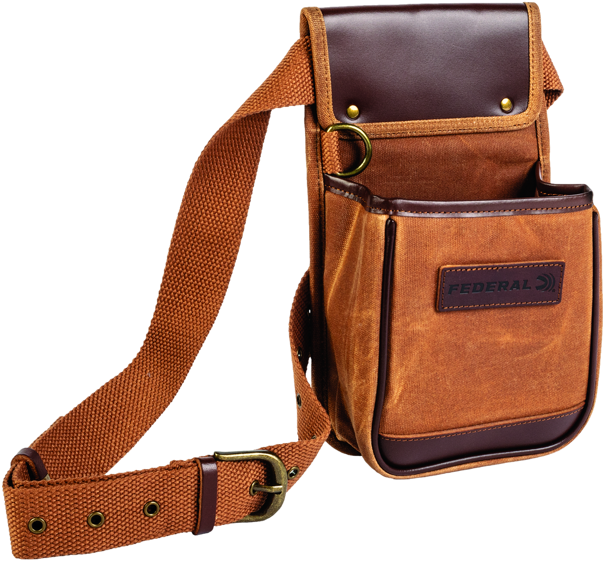 Remington Accessories FPSP Premium Shell Pouch Tan Canvas 44" Belt
