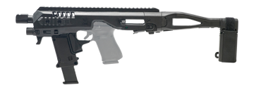 Roni Corp Micro Roni Gen 4 CZ P10 Pistol Conversion Kit w/ Stabilizing Brace - Black