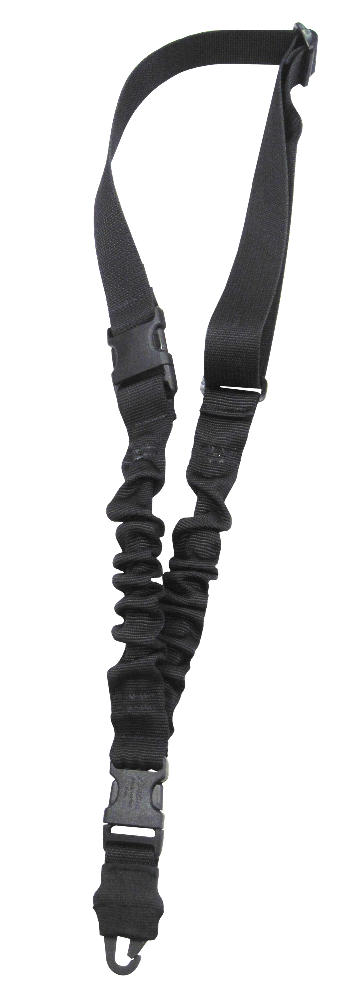 Tacshield Shock Sling 1.25" Single-Point Black Webbing Rifle/Shotgun