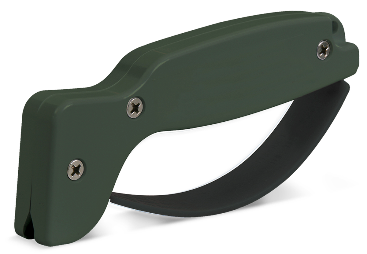 Accusharp 008C Hand Held Hard Diamond Sharpener OD Green Handle