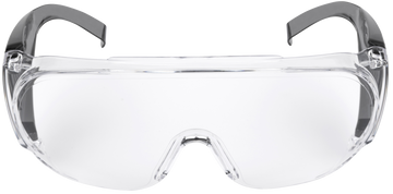 Allen 4180 Ultrx Safety Glasses Clear Lens Black Frame - Fits Over Glasses