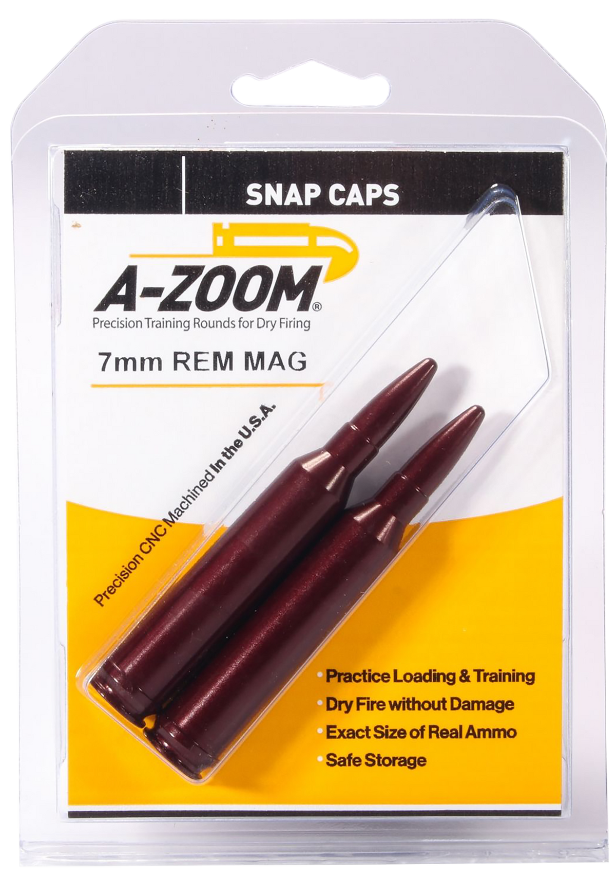 A-Zoom 12252 Rifle Snap Cap 7mm Rem Mag 2-Pack