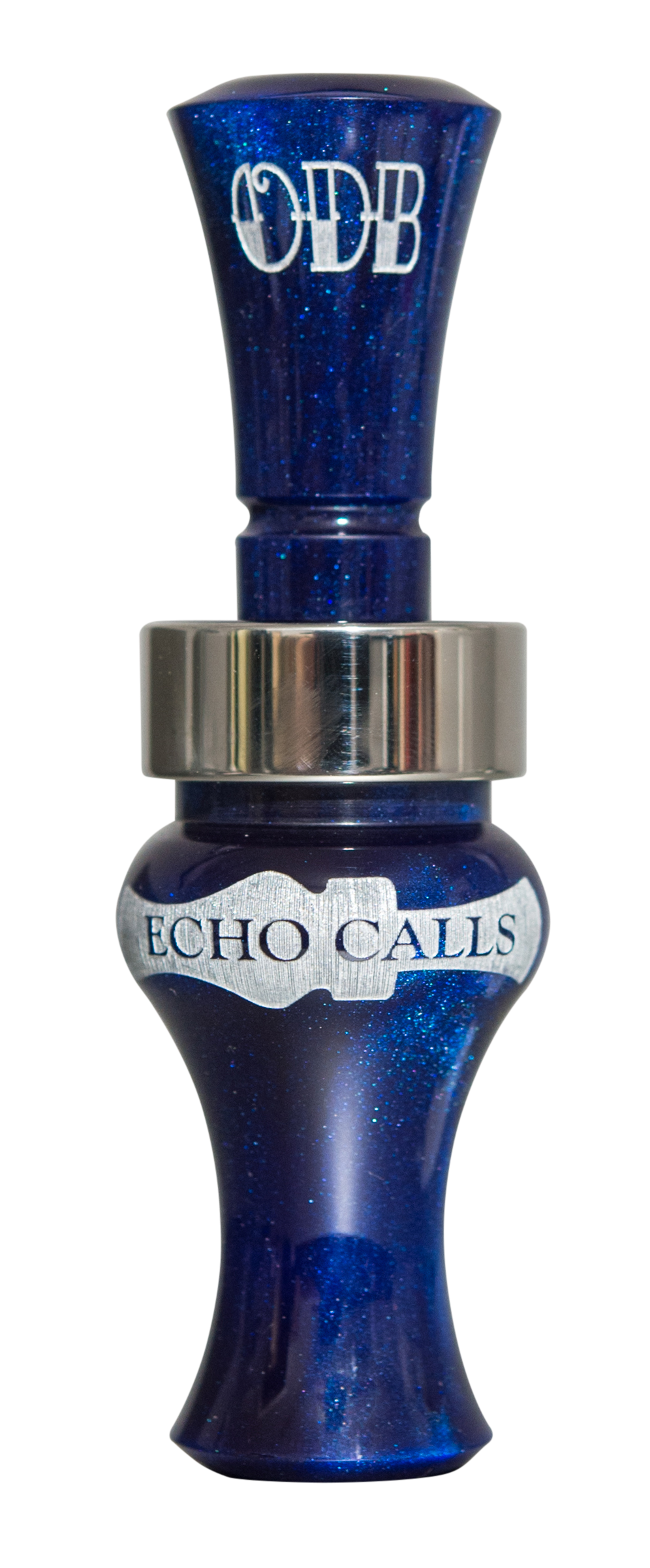 Echo Calls Old Dirty Breaker Single Reed Duck Call Blue Pearl Acrylic