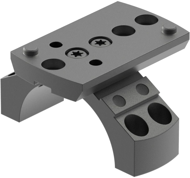 Leupold DeltaPoint Pro 34mm Ring Top Mount Kit Matte Black Aluminum