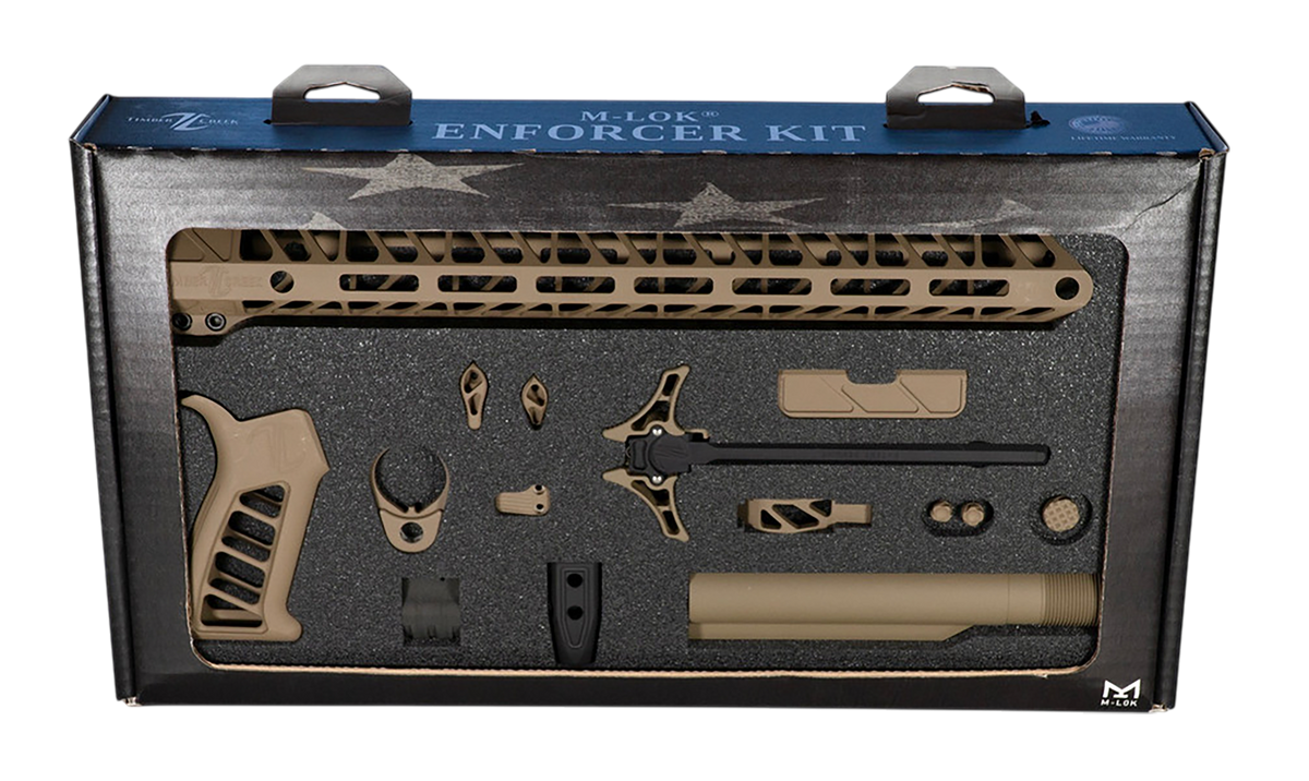 Timber Creek Outdoors Enforcer AR-15 Complete Build Kit - Flat Dark Earth