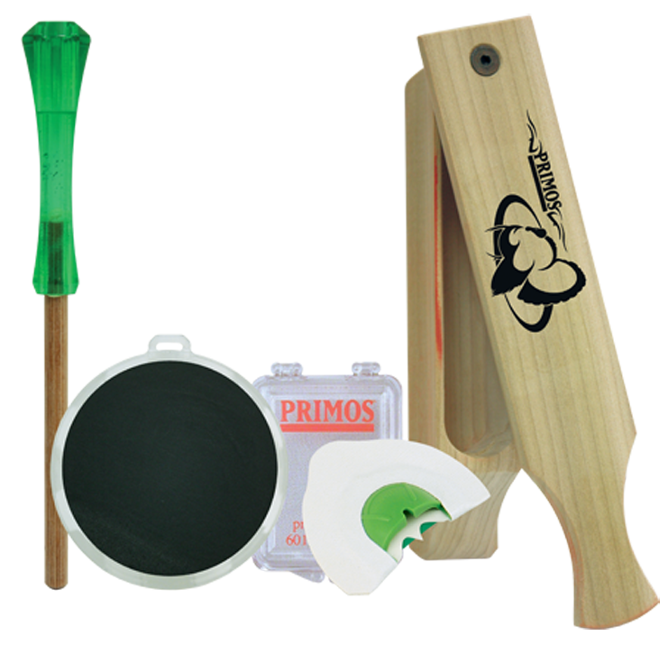 Primos 272 Turkey Caller Starter Pack 4-Piece Mouth/Slate/Box Call Set
