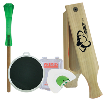 Primos 272 Turkey Caller Starter Pack 4-Piece Mouth/Slate/Box Call Set