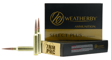 Weatherby Select Plus 7mm PRC 175gr Berger Elite Hunter 20rd - Box or Case