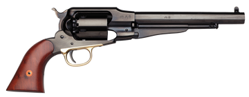 Taylor's & Company 1858 Remington Uberti 44 Cal 8" 6-Shot Percussion Revolver - Walnut Grip