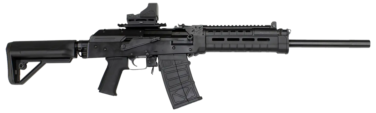 JTS M12AK T2.1 12 Gauge Semi-Auto 18.70" 5+1 Shotgun w/ Red Dot