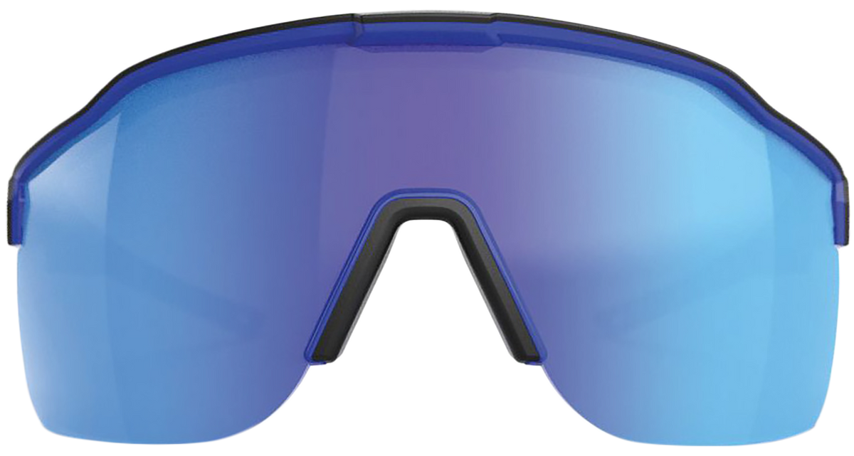 Glock Safe Action Tactical Glasses Blue Mirror Lens Black Frame