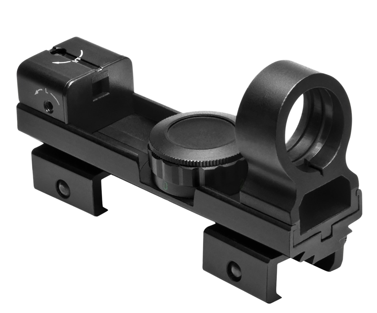 NcStar DAB 1x 25mm Red & Green Dot Reflex Sight - Black Hardcoat Anodized