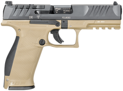 Walther Arms PDP Full Size 9mm Luger 4.5" 18+1 Striker-Fired Pistol - Two-Tone Tan/Black