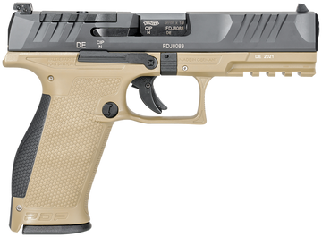 Walther Arms PDP Full Size 9mm Luger 4.5" 18+1 Striker-Fired Pistol - Two-Tone Tan/Black
