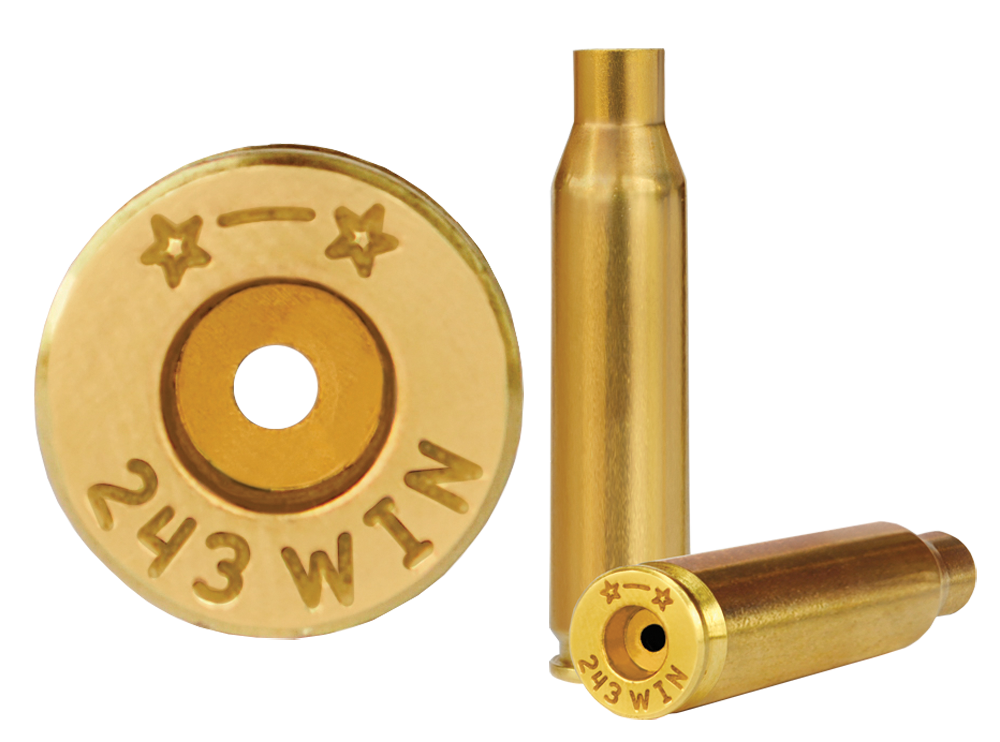 Starline Brass Rifle 243 Winchester Unprimed Brass Cases 50 Per Bag