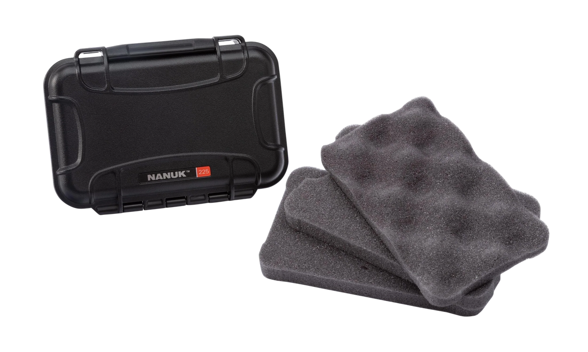 Nanuk 225 Broadhead Holder 8-Broadhead Black ABS Hard Case