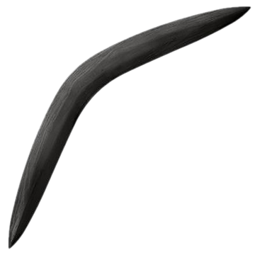 Cold Steel Boomerang Non-Returning 28" Black Polypropylene