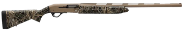 Winchester Guns SX4 Hybrid Hunter 12 Gauge 3" 4+1 28" Semi-Auto Shotgun - FDE Cerakote, Realtree Max-7