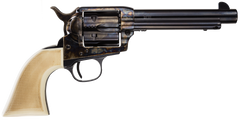 Taylor's & Company 1873 Marshal 45 Colt (LC) 5.50" 6-Rd SAO Revolver - Checkered White Grip