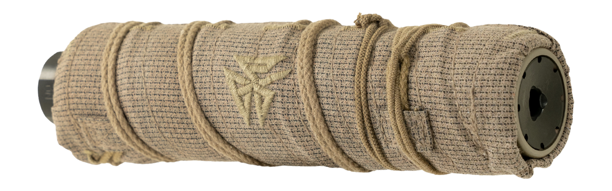 Burn Proof Gear Suppressor Cover Heavy 8" x 1.6" FDE