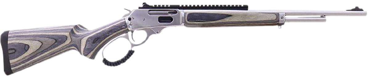 Rossi R95 444 Marlin 5+1 18" Matte Stainless Lever Action Rifle - Threaded Barrel, Laminate Stock