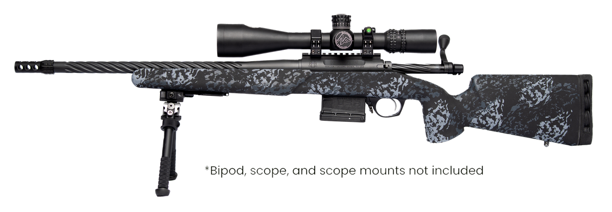 Horizon Firearms Vandal Dark 2 22 Creedmoor 18" Bolt-Action Rifle