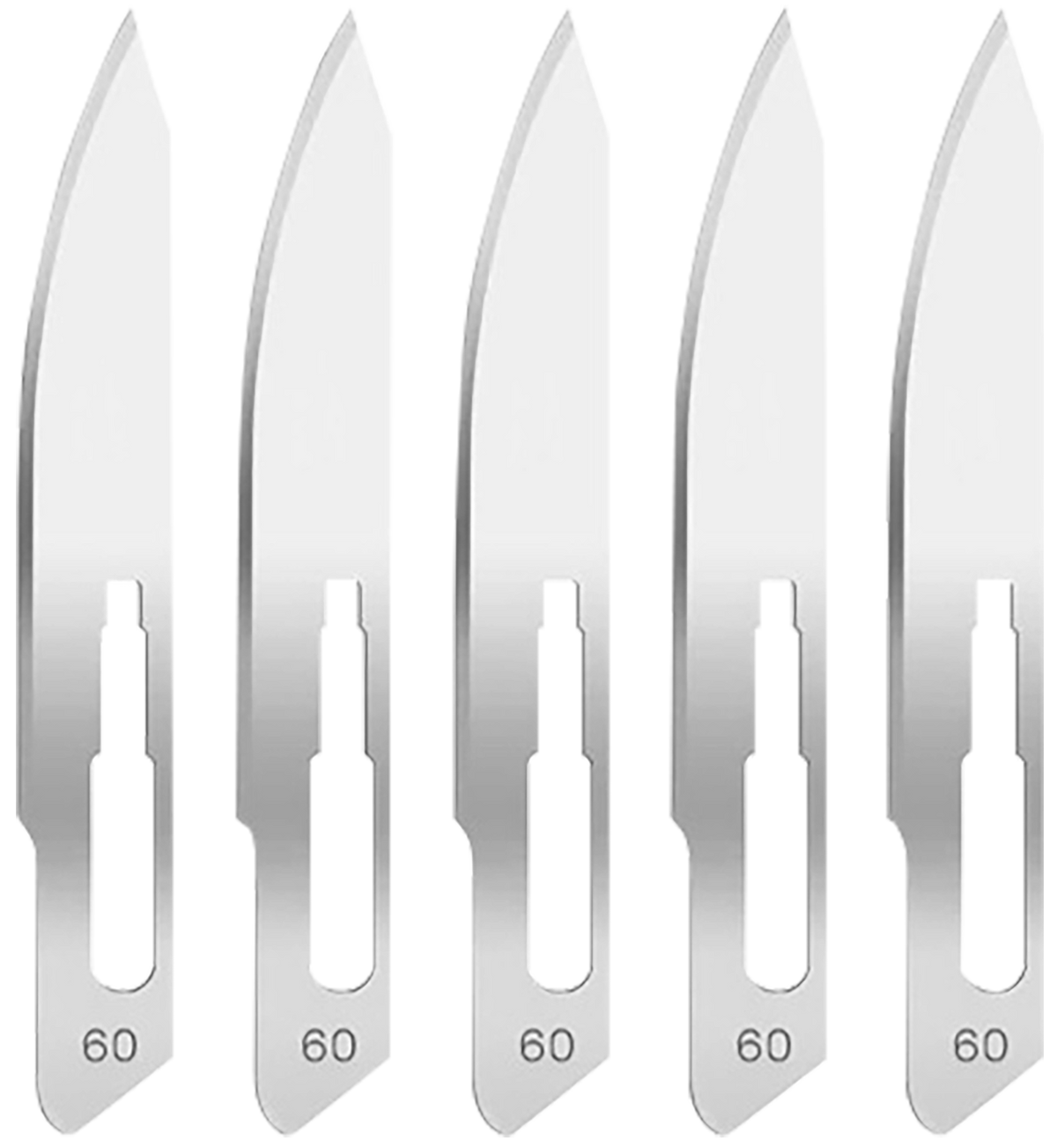 Hogue Expel #60 Replacement Blades High Carbon Steel 5-Pack