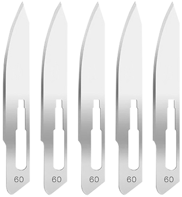 Hogue Expel #60 Replacement Blades High Carbon Steel 5-Pack