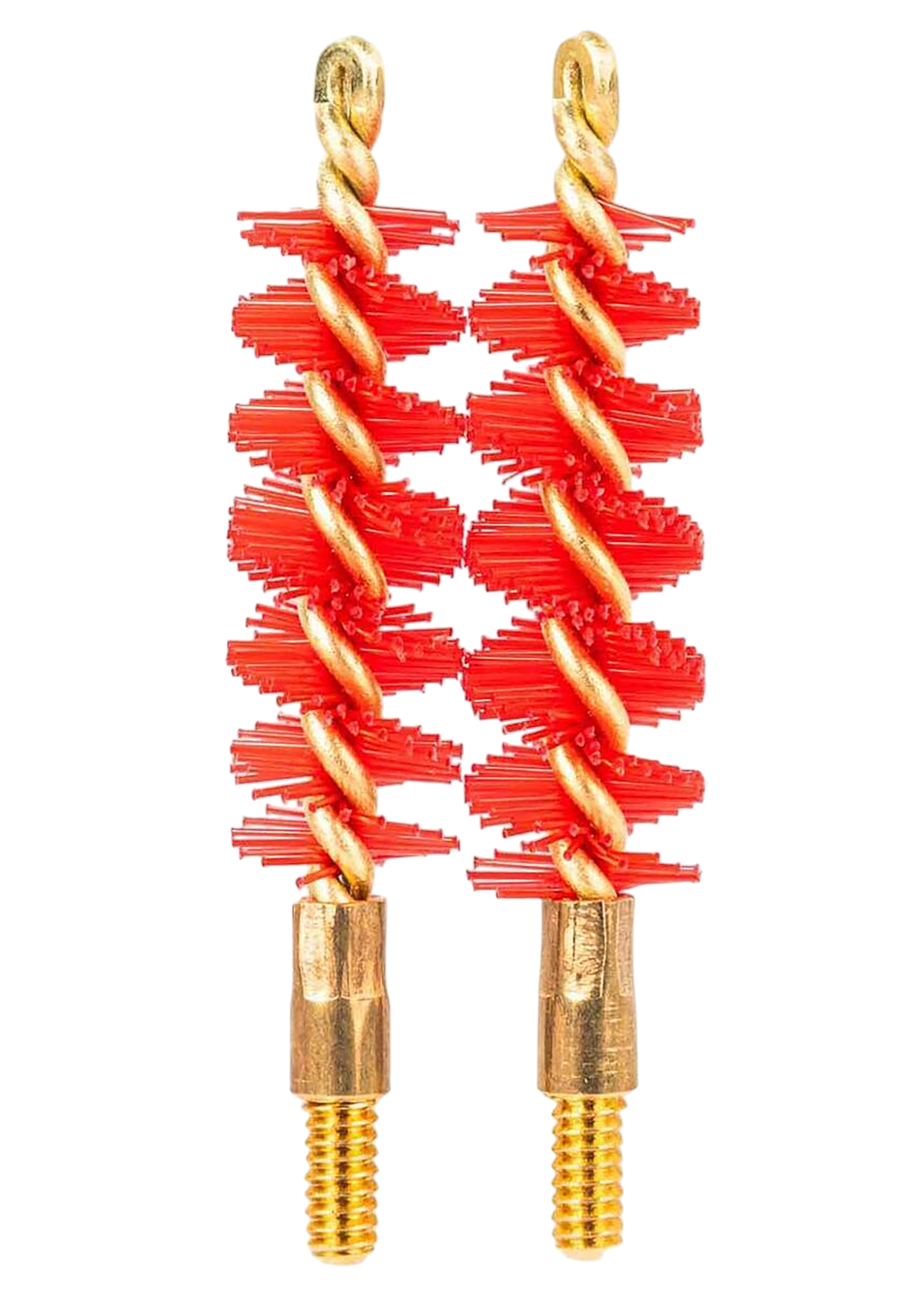 Tapco Pistol Brush 38/357/9mm Nylon Bristle 2-Pack - Heavy Duty Red