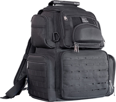 Bulldog BDT414B Tactical Range Handgun Backpack Medium Black Nylon