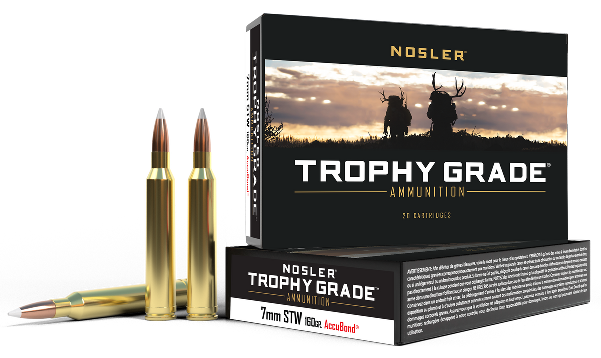 Nosler Trophy Grade 7mm STW 160gr AccuBond - Box or Case