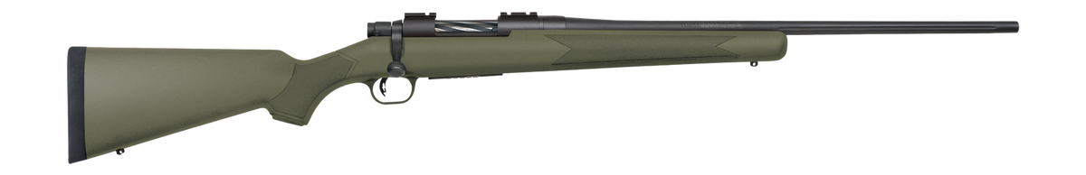 Mossberg Patriot 30-06 Springfield 22" 5+1 Bolt-Action Rifle - OD Green Synthetic Stock, Fluted Barrel
