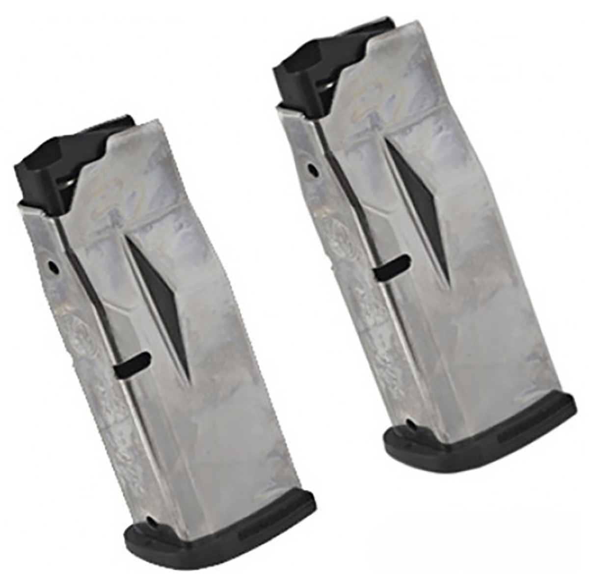 Ruger Max-9 9mm Luger 10rd E-Nickel Steel Pistol Magazine Value Pack - 2 Pack
