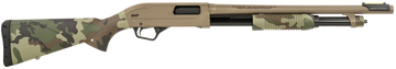 Winchester SXP Defender 12 Gauge 18" 5+1 Pump Shotgun - Woodland Camo FDE