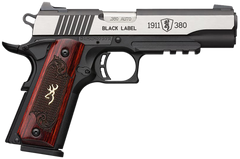 Browning 1911-380 Black Label Medallion Pro 380 ACP 4.25" 8+1 SAO Pistol