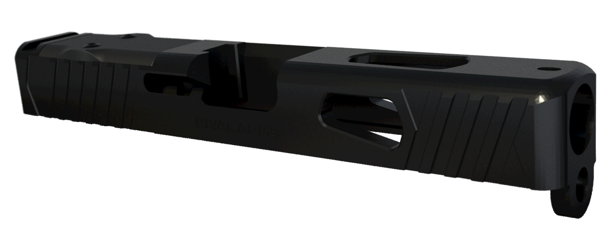 Rival Arms Precision Slide A1 Docter Cut 17-4 Stainless Steel Black QPQ - Glock 19 Gen3