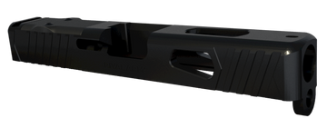 Rival Arms Precision Slide A1 Docter Cut 17-4 Stainless Steel Black QPQ - Glock 19 Gen3