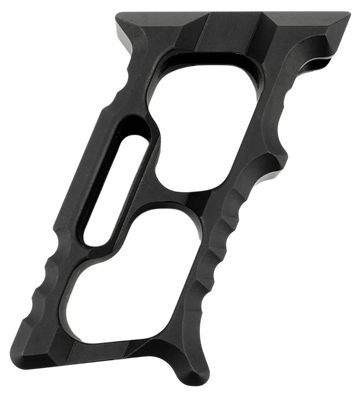 Tyrant CNC Halo MiniVert Vertical Grip - Black Aluminum - AR-15