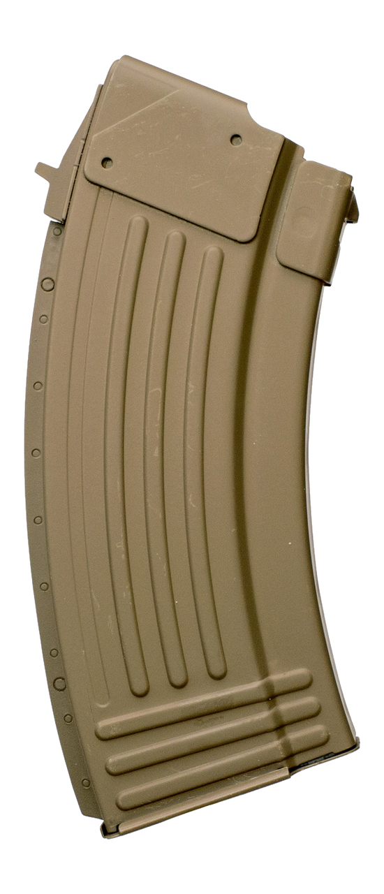 Global Ordnance AK-47 7.62x39mm 10/20rd Steel Magazine - Flat Dark Earth